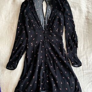 Reformation black dress